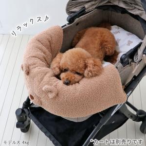 犬 クッション ペットカート用 ステッチ チュ...の詳細画像2