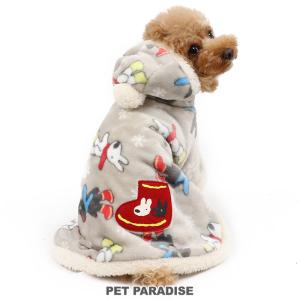 犬 服 セール 冬 スヌーピー おしゃれ 暖かい 防寒 保温 小型犬 超小型犬 あったか | リサとガスパール 長ぐつ柄 着る毛布 〔小型犬〕 返品不可