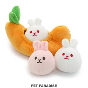犬 おもちゃ ペットおもちゃ ボール ぬいぐるみ セット 噛む 音が鳴る 干支 年賀状 ウサギ 兎   うさぎ ニンジン トイ