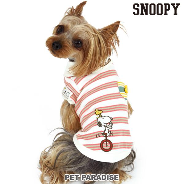 スヌーピー 犬 服 春 ボーダー ポロシャツ 小型犬 | おでかけ お出かけ お散歩 おさんぽ おし...