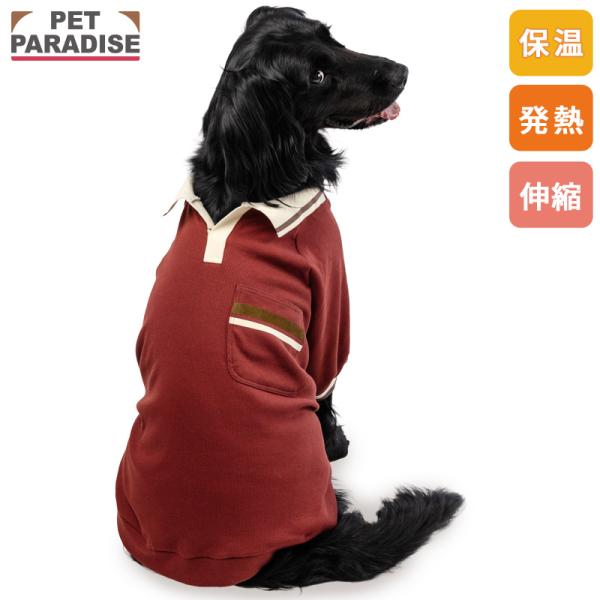 犬 服 冬 プレミアムペティヒート スキッパー Tシャツ 中型犬 大型犬 | 保温 暖かい 防寒 防...