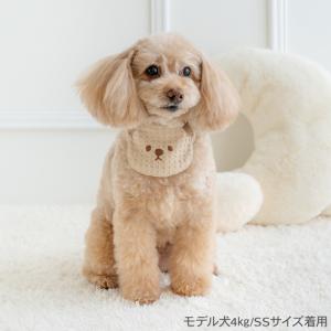 犬 服 春 くまさん スタイ 小型犬 | ブラ...の詳細画像1