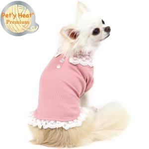 犬 服 冬 着せやすい セール 薄手 おしゃれ ブランド 猫   暖かい   プレミアム ペティヒート tシャツ メール便可 返品不可