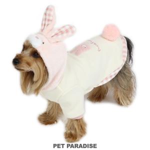 犬 服 うさぎ 冬 着せやすい おしゃれ ブランド 猫  秋冬 暖かい 裏起毛   ウサギ パーカー メール便可
