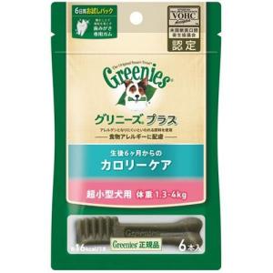 マース グリニーズ プラス カロリーケア 超小型犬用ミニ 体重1.3-4kg 6本入（犬用ガム デンタル・体重ケア）｜pet-ppt