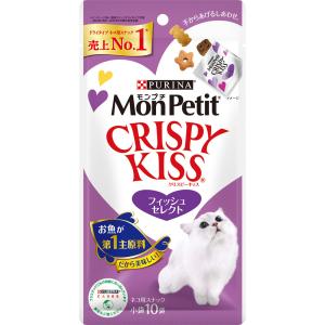 モンプチ クリスピーキッス フィッシュセレクト 30g（猫用おやつ スナック Monpetit）｜pet-ppt