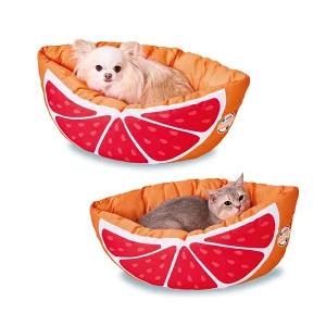 ペティオ 犬猫用ベッド ひんやりサマーベッド ピンクグレープフルーツ Petio  かわいい 洗える
