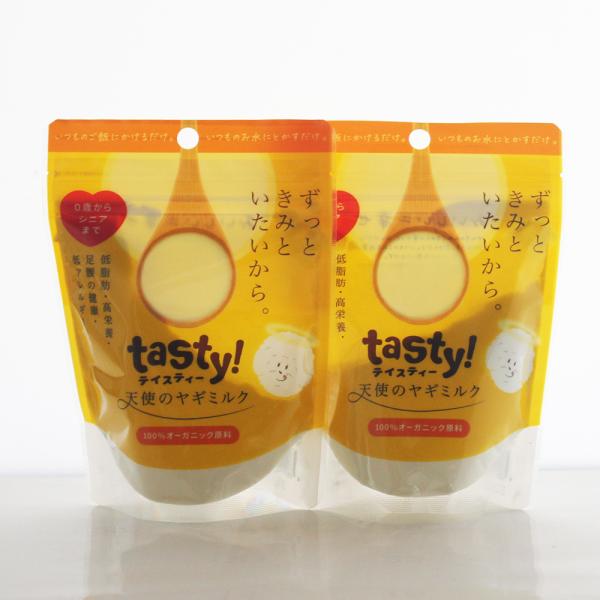 【tasty! 天使のヤギミルク 80g×2個セット】 犬猫兼用 ヤギミルク やぎミルク ペット ペ...