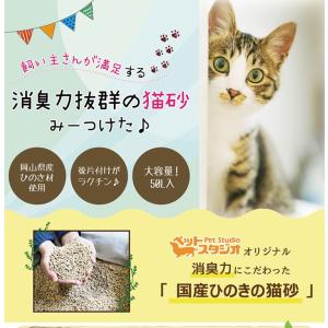 猫砂 ひのき猫砂(50L) 流せる ひのき 消臭の詳細画像1
