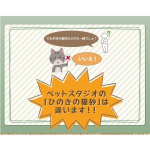 猫砂 ひのき猫砂(50L) 流せる ひのき 消臭の詳細画像4