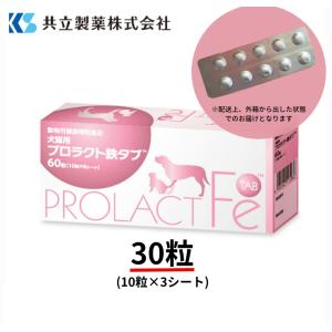プロラクト鉄タブ 　30粒（10粒×3シート）犬猫用　共立製薬