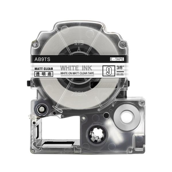 キングジム テプラPRO 用 互換 テープ カートリッジ 9mm SB9TS 対応 マットラベル 透...