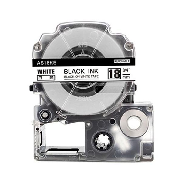 キングジム テプラPRO 用 互換 テープ カートリッジ 18mm SS18KE 対応 キレイにはが...