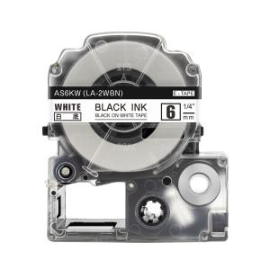 テプラ テプラPRO用互換 キングジム対応 ST6SW×5本セット 互換 テプラ テプラPRO用互換 キングジム対応 ST6SW×5本セット 互換