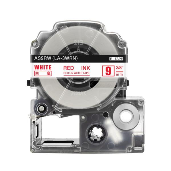 キングジム テプラPRO 用 互換 テープ カートリッジ 9mm SS9RW 対応 SS9Rの強粘着...