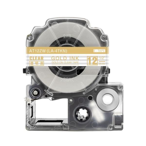 キングジム テプラPRO 用 互換 テープ カートリッジ 12mm  ST12Z 対応 強粘着 透明...