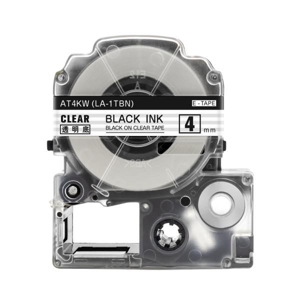 キングジム テプラPRO 用 互換 テープ カートリッジ 4mm ST4KW 対応 ST4Kの強粘着...