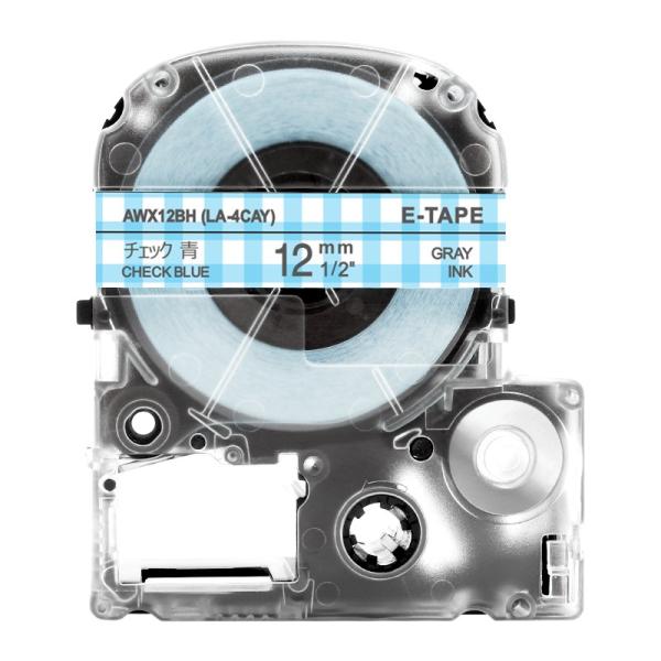 キングジム テプラPRO 用 互換 テープ カートリッジ 12mm 模様ラベル SWX12BH 対応...