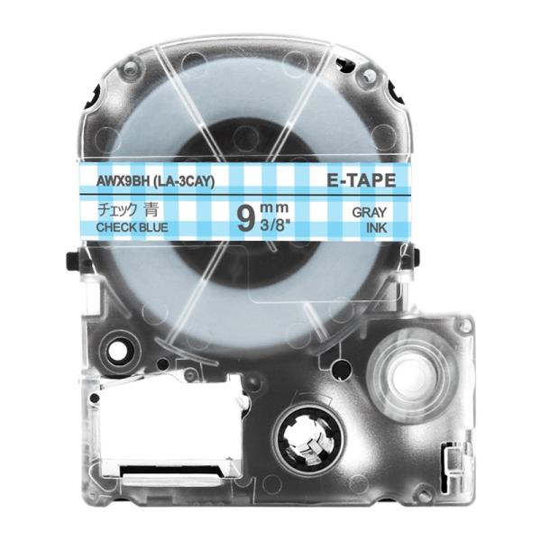 キングジム テプラPRO 用 互換 テープ カートリッジ 9mm 模様ラベル SWX9BH 対応 チ...