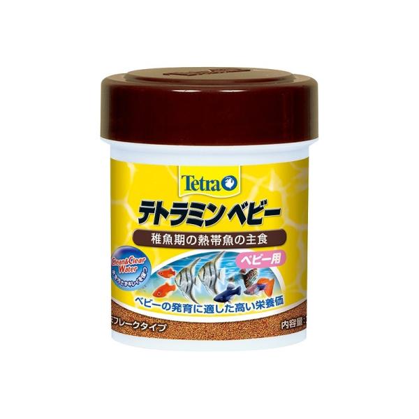 【飼育用品・餌】 テトラミン ベビー 30ｇ【乾燥餌】