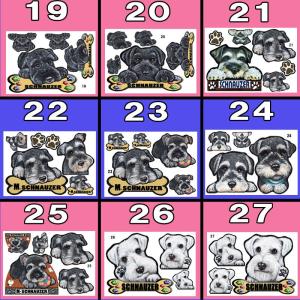 犬 ステッカー ペット シュナウザー シュナ ...の詳細画像3