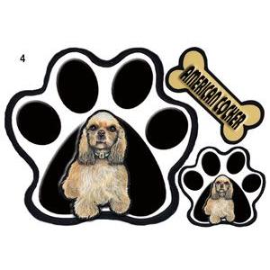 Pawパウ 犬 ステッカー アメリカンコッカースパニエル 4 シール 可愛い 車 壁 玄関 グッズ プレゼント ドッグ イラスト シルエット かわいい 顔 Pw 1 4 ステッカーグッズのペットちゃん 通販 Yahoo ショッピング