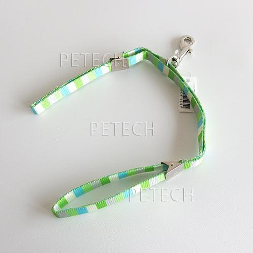 ループアジャスタブル　ストライプグリーン　【トリミング用リード】　【メール便対応】★
