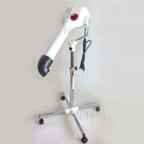 ペットドライヤー　ニチリ　1500N　十字脚スタンド　ホワイト