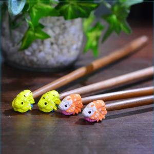 フレアリングスティック イエロー＆ピンクドット 1本｜ベタ専門店 ペットフィッシュ