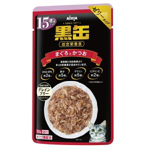 ◇アイシア 黒缶パウチ 15歳頃からのまぐろとかつお 70g