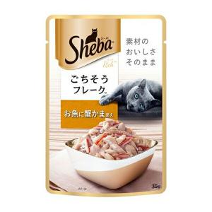 ◇マースジャパンリミテッド SRI105シーバ リッチ ごちそうフレーク お魚に蟹かま添え 35g