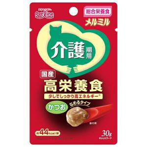 ◇ペットライン メルミル介護期用かつお 30g