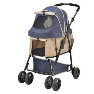 わんわんカート 多頭用 DXPlus ストライプグリーン ( 1台 )/ : 爽快