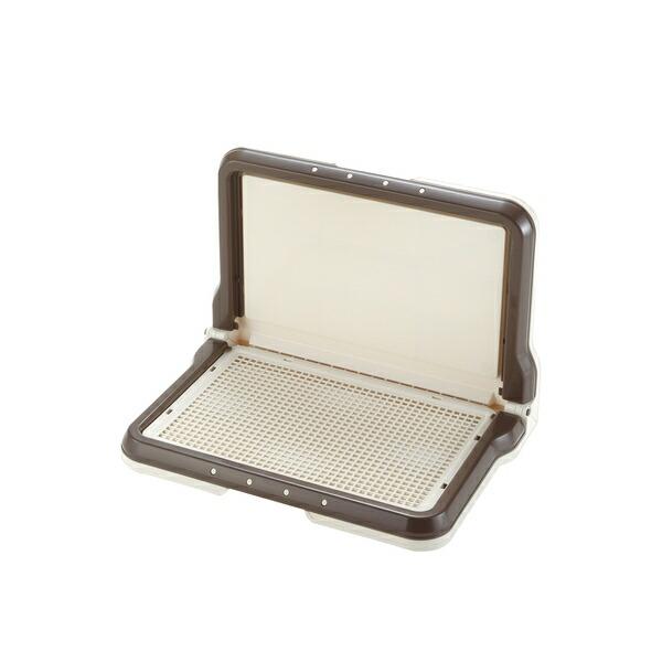 ◇リッチェル(Richell) しつけ用ステップ L型トレー レギュラー ダークブラウン