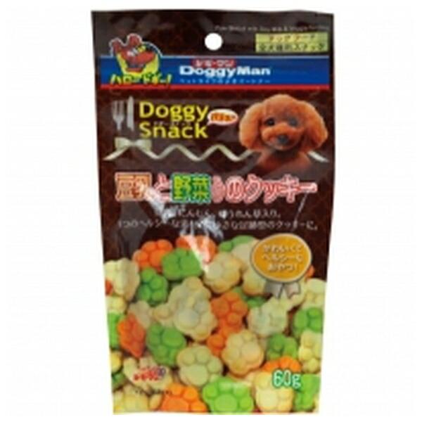 ◇ドギーマンハヤシ食品 ドギースナックバリュー 豆乳と野菜入りのクッキー 60g