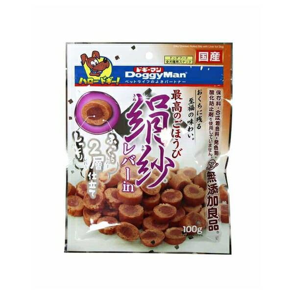 ◇ドギーマンハヤシ食品 絹紗レバーin 100g