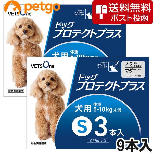 【5%OFFクーポン】【ネコポス(同梱不可)】ベッツワン ドッグプロテクトプラス 犬用 S 5kg〜...