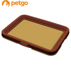 ペティオ 片手でらくらく ドッグトレー ブラウン レギュラー｜petgo-2nd