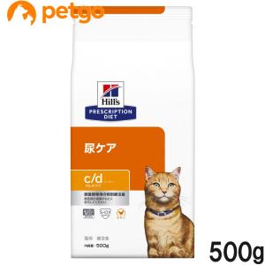 ヒルズ 食事療法食 猫用 c/d シーディー マルチケア 尿ケア ドライ 500g｜petgo-3rd