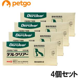 【4個セット】デルクリアー 犬猫用 100錠(動...の商品画像