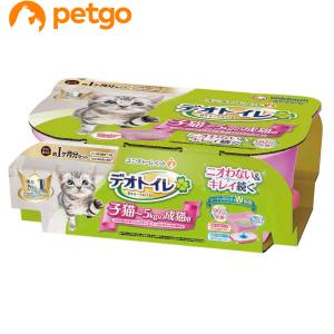 デオトイレ 子猫から体重5kgの成猫用 ツートーンピンク｜petgo-3rd