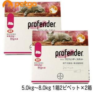 【2箱セット】プロフェンダースポット 猫用 5〜8kg 2ピペット（動物用医薬品）