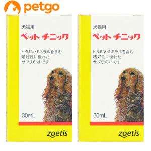 【2個セット】ペットチニック 犬猫用 30mL｜petgo