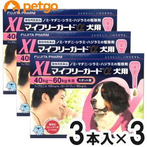 【3箱セット】マイフリーガードα 犬用 XL 40〜60kg 3本（動物用医薬品）