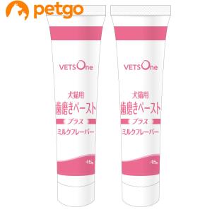 ベッツワン 国産 犬猫用歯磨きペーストプラス ミルクフレーバー 45g