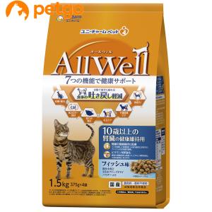 AllWell(オールウェル) 10歳以上の腎臓の健康維持用 フィッシュ味 挽き小魚とささみフリーズドライパウダー入り 1.5kg