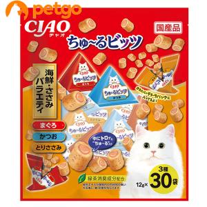 CIAO(チャオ) ちゅ〜るビッツ 海鮮・ささみバラエティ 12g×30袋｜ペットゴー ヤフー店
