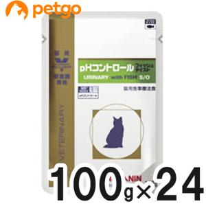 ロイヤルカナン 食事療法食 猫用 pHコントロール パウチ フィッシュテイスト 100g×24
