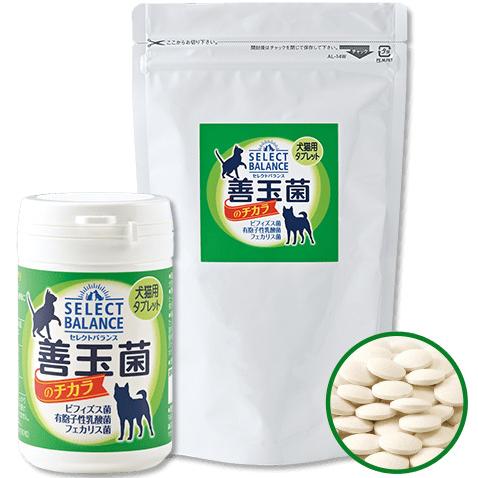 【送料無料・加盟店で利用可能ポイント１０倍進呈！！！】セレクトバランス 善玉菌のチカラ 犬猫用（タブ...