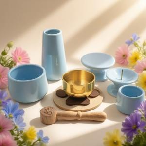 【送料無料 ペット仏具セット 8点】かわいいパ...の詳細画像2